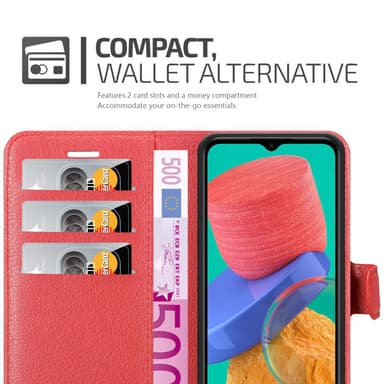Samsung Galaxy M33 5G Pungetui Cover Case (Rød)