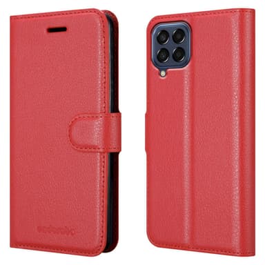 Samsung Galaxy M33 5G Pungetui Cover Case (Rød)