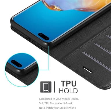 Huawei P40 PRO / P40 PRO+ Pungetui Cover Case (Sort)