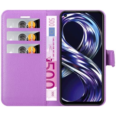 Realme 8i / Narzo 50 4G Pungetui Cover Case (Lilla)