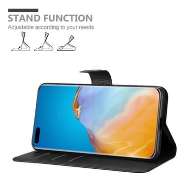 Huawei P40 PRO / P40 PRO+ Pungetui Cover Case (Sort)