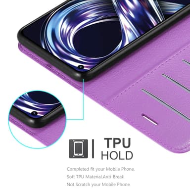 Realme 8i / Narzo 50 4G Pungetui Cover Case (Lilla)