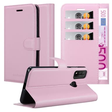 Huawei P SMART 2020 Pungetui Cover Case (Lyserød)