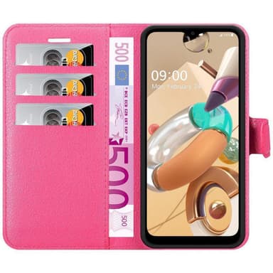 LG K41S Pungetui Cover Case (Lyserød)