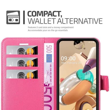 LG K41S Pungetui Cover Case (Lyserød)