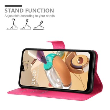 LG K41S Pungetui Cover Case (Lyserød)