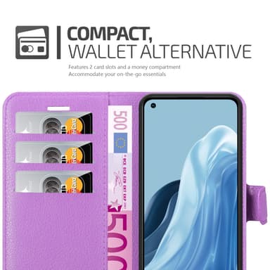 Realme 7 5G Pungetui Cover Case (Lilla)