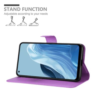 Realme 7 5G Pungetui Cover Case (Lilla)