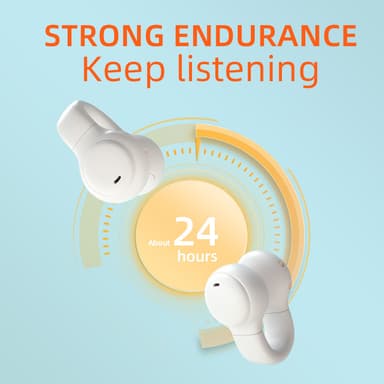 Trådløse Bluetooth 5.3 Bone Conduction høretelefoner Sort