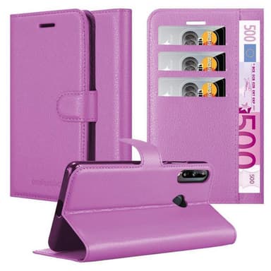 Huawei P40 LITE E Pungetui Cover Case (Lilla)