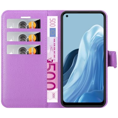 Realme 7 5G Pungetui Cover Case (Lilla)