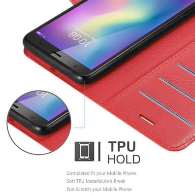 ZTE Blade A5 2019 Pungetui Cover Case (Rød)