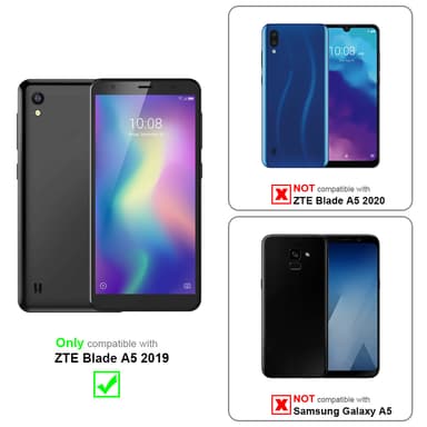 ZTE Blade A5 2019 Pungetui Cover Case (Rød)