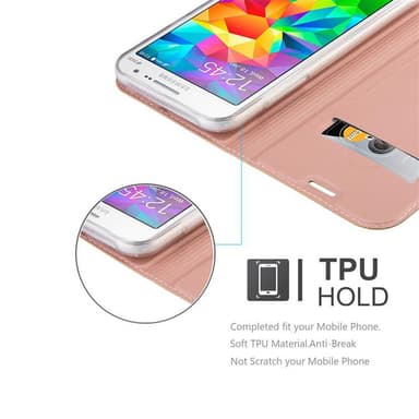 Samsung Galaxy GRAND PRIME Cover Etui Case (Lyserød)