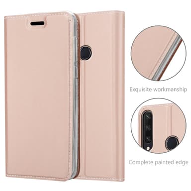 Huawei Y6P Cover Etui Case (Lyserød)
