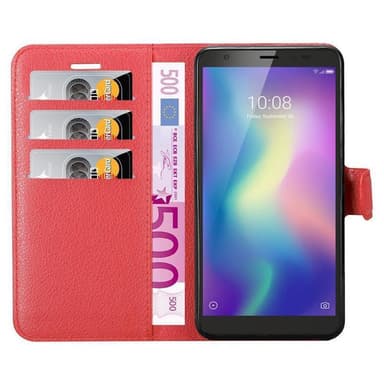 ZTE Blade A5 2019 Pungetui Cover Case (Rød)