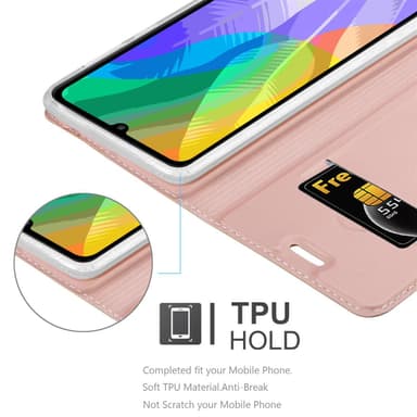 Huawei Y6P Cover Etui Case (Lyserød)