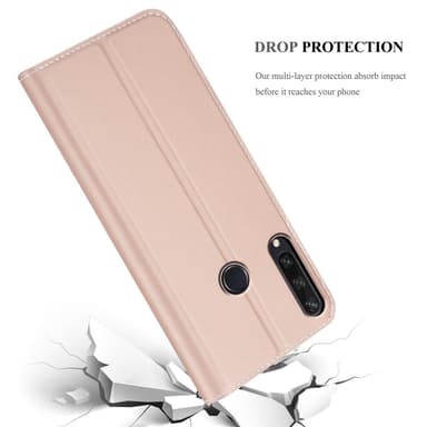Huawei Y6P Cover Etui Case (Lyserød)