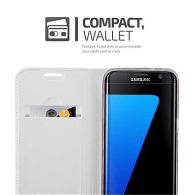 Samsung Galaxy S7 EDGE Cover Etui Case (Sølv)