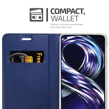 Realme 8i / Narzo 50 4G Cover Etui Case (Blå)