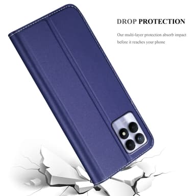 Realme 8i / Narzo 50 4G Cover Etui Case (Blå)