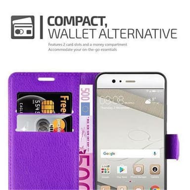 Huawei P10 PLUS Pungetui Cover Case (Lilla)