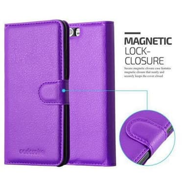 Huawei P10 PLUS Pungetui Cover Case (Lilla)