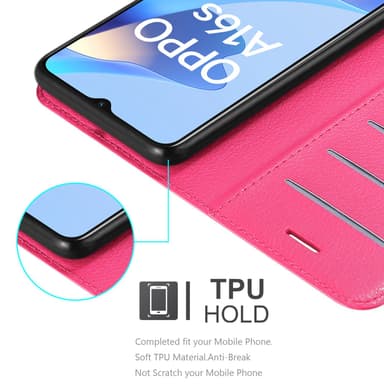 Oppo A16s / A54s Pungetui Cover Case (Lyserød)
