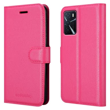 Oppo A16s / A54s Pungetui Cover Case (Lyserød)