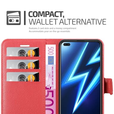 Realme 6 PRO Pungetui Cover Case (Rød)