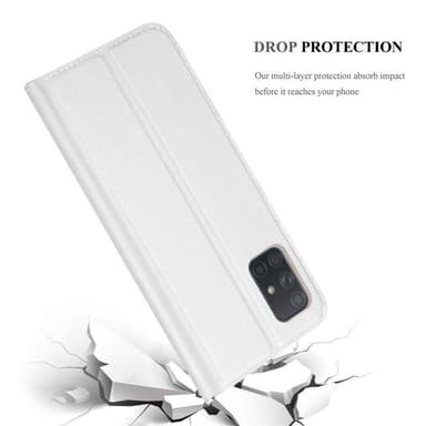Samsung Galaxy A71 4G Cover Etui Case (Sølv)