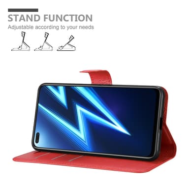 Realme 6 PRO Pungetui Cover Case (Rød)