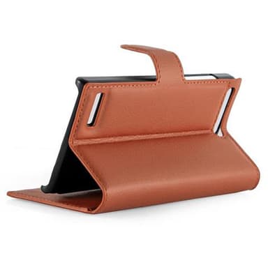 Huawei ASCEND G6 Pungetui Cover Case (Brun)