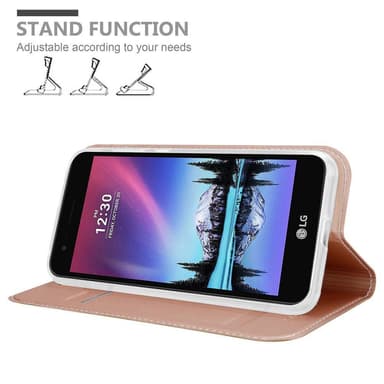 LG K4 2017 Cover Etui Case (Lyserød)