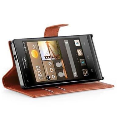 Huawei ASCEND G6 Pungetui Cover Case (Brun)