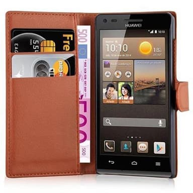 Huawei ASCEND G6 Pungetui Cover Case (Brun)