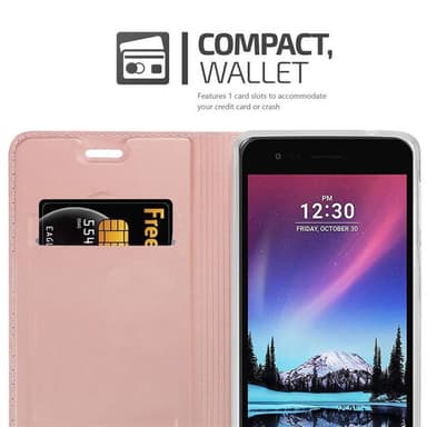 LG K4 2017 Cover Etui Case (Lyserød)