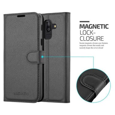 Samsung Galaxy J8 2018 Pungetui Cover Case (Sort)