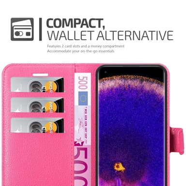 Oppo FIND X5 PRO Pungetui Cover Case (Lyserød)