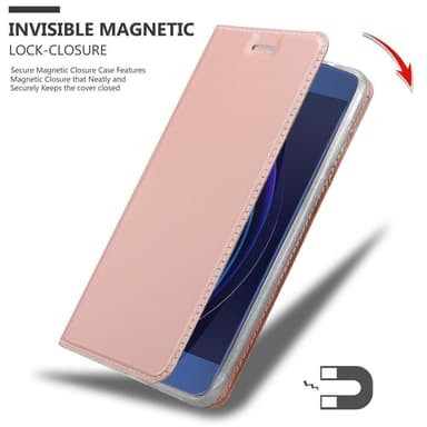 Honor 8 / 8 PREMIUM Cover Etui Case (Lyserød)