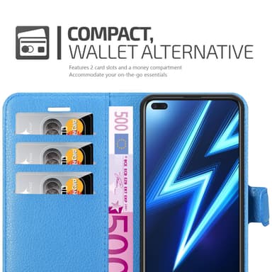 Realme 6 PRO Pungetui Cover Case (Blå)