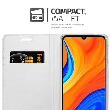 Huawei Y6S Cover Etui Case (Sølv)