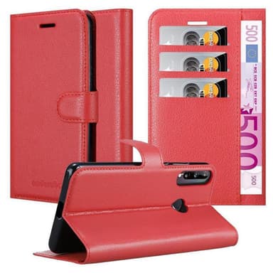Huawei P40 LITE E Pungetui Cover Case (Rød)