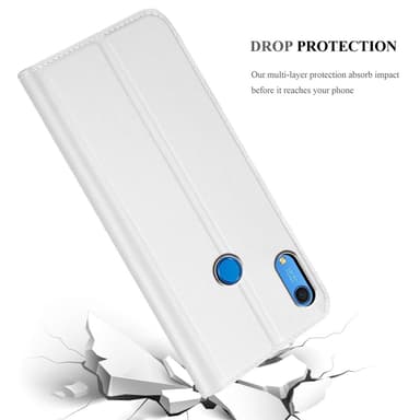 Huawei Y6S Cover Etui Case (Sølv)