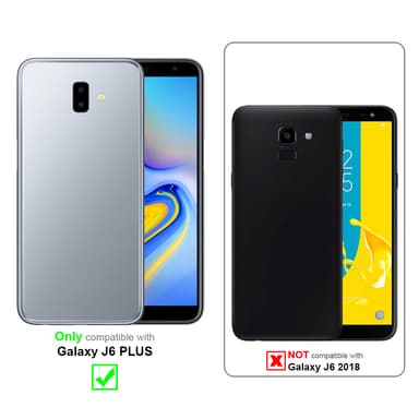 Samsung Galaxy J6 PLUS Pungetui Cover Case (Sort)