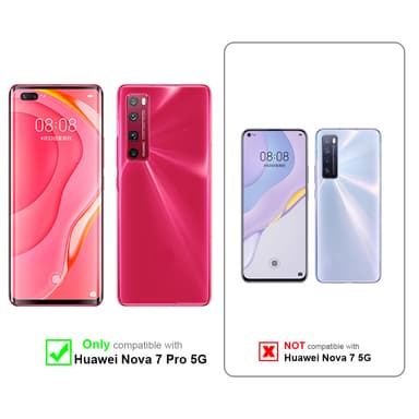 Huawei NOVA 7 PRO 5G Pungetui Cover Case (Rød)