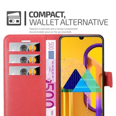Samsung Galaxy M21 / M30s Pungetui Cover Case (Rød)
