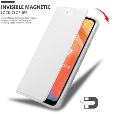 Huawei Y7 2019 / Y7 PRIME 2019 Cover Etui Case (Sølv)