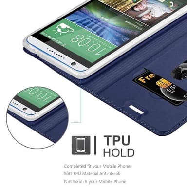 HTC Desire 820 Cover Etui Case (Blå)