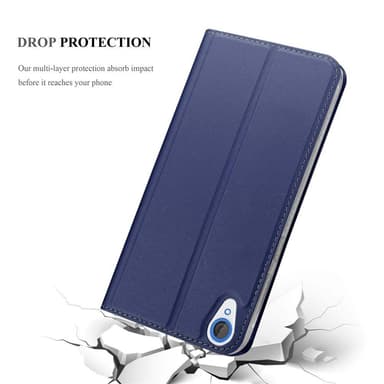 HTC Desire 820 Cover Etui Case (Blå)